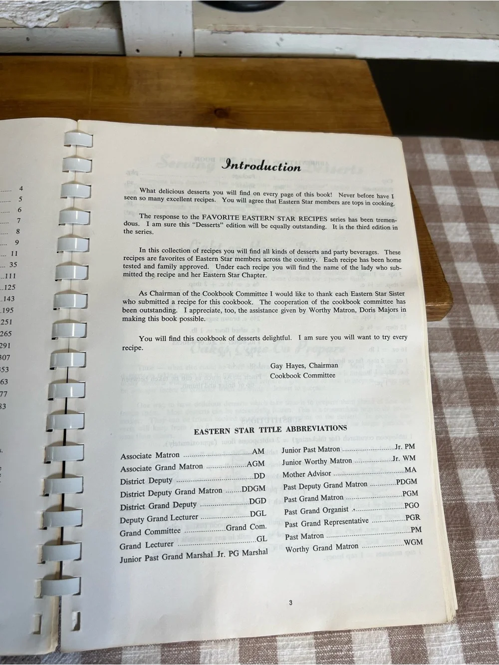 Vintage cookbook favorite eastern star recipes dessert